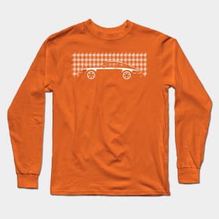 Silhouette drawing of the iconic german sports car Long Sleeve T-Shirt